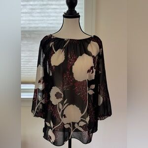 Sheer Talbots Blouse-L